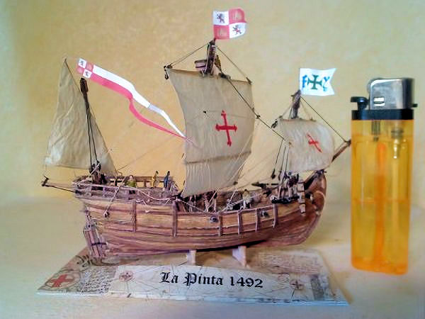 Image of Pinta Caravel Card Stock 1:220