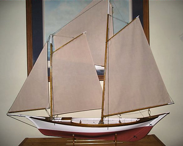 Image of Tancook WhalerScratch built from Chapelle´s "Middle River" Drawings