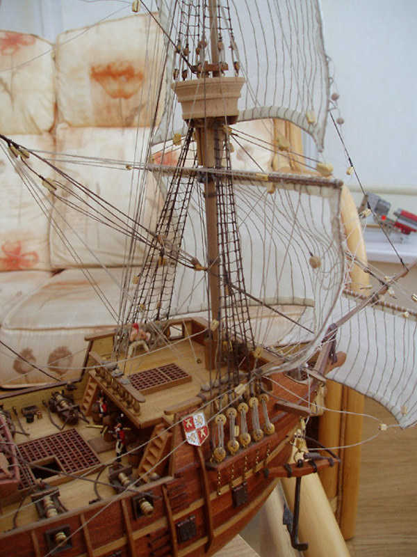 Image of Scale 1:90 San Francisco Spanish Galleon Artesania Latina