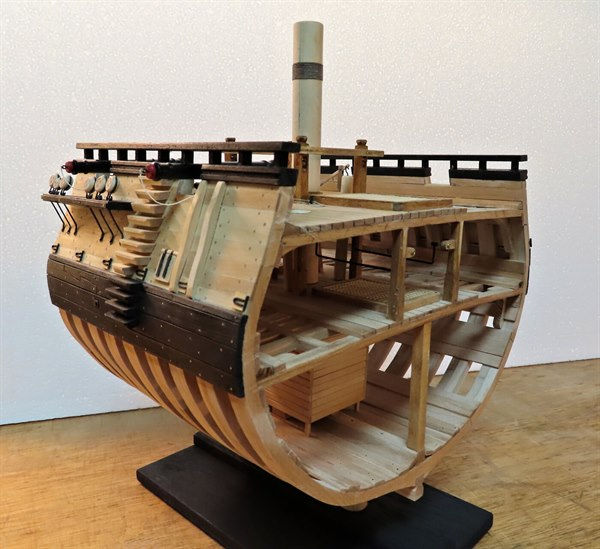 Image of HMS Blandford Cross Section