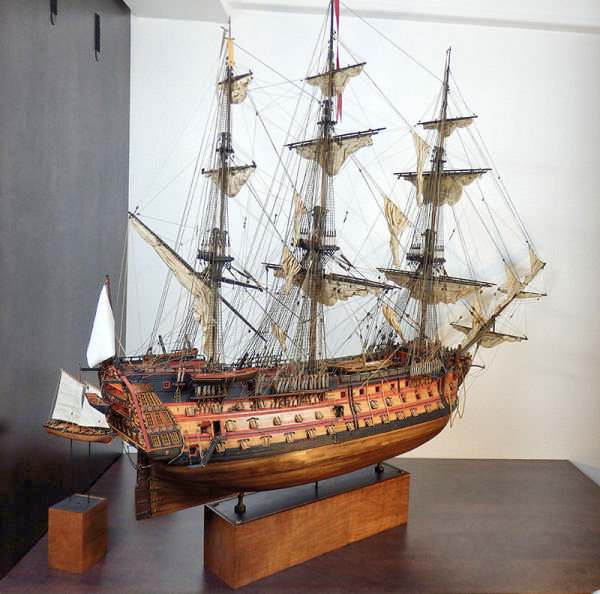 Image of 1:84 HMS Victory 1767, Artesania Latina Base, Scratch Build