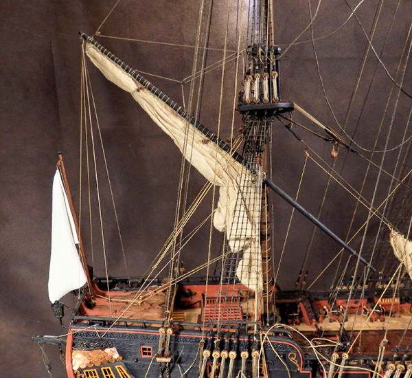 Image of 1:84 HMS Victory 1767, Artesania Latina Base, Scratch Build