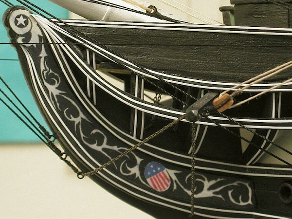 Image of Scale 1:76 USS Constitution Model Shipways (Kit Bashed)