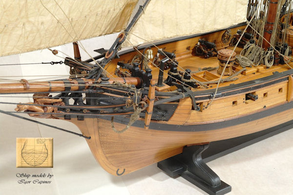 Image of 1:36 Scale Scratch Built Swedish Privateer