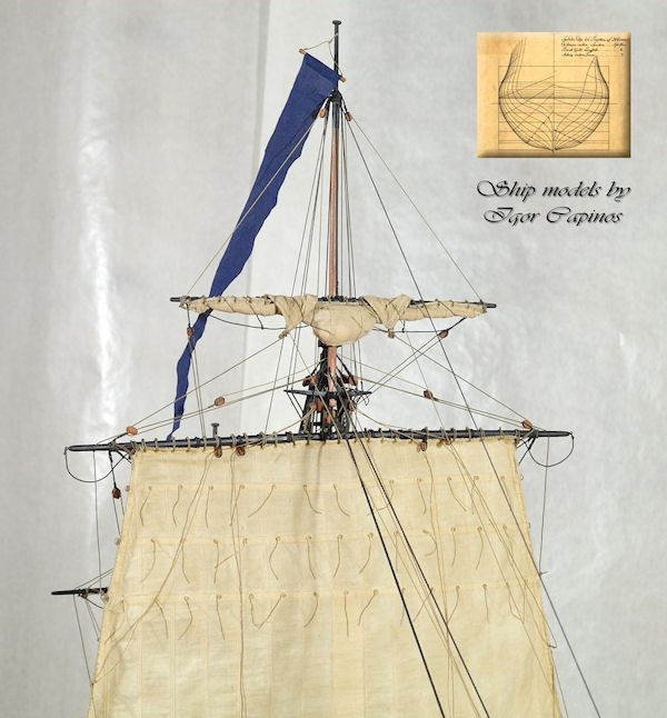 Image of 1:36 Scale Scratch Built Swedish Privateer