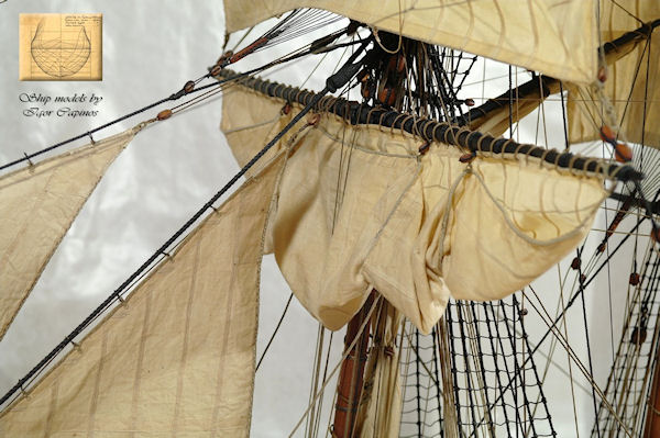 Image of 1:36 Scale Scratch Built Swedish Privateer