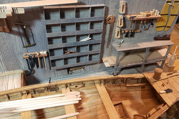 New Bedford Whaleboat Workshop Diorama