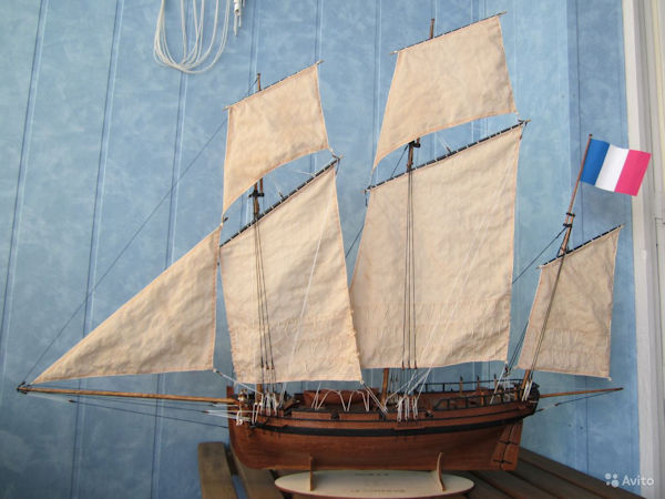 Image of The French lugger Le Coureur