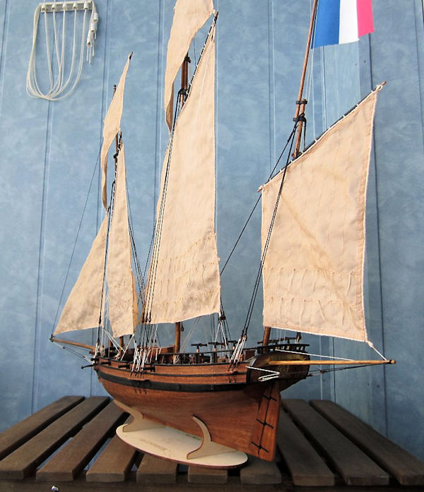 Image of The French lugger Le Coureur