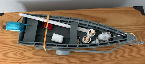 Image of Outboard Motor Boat Scratch Built