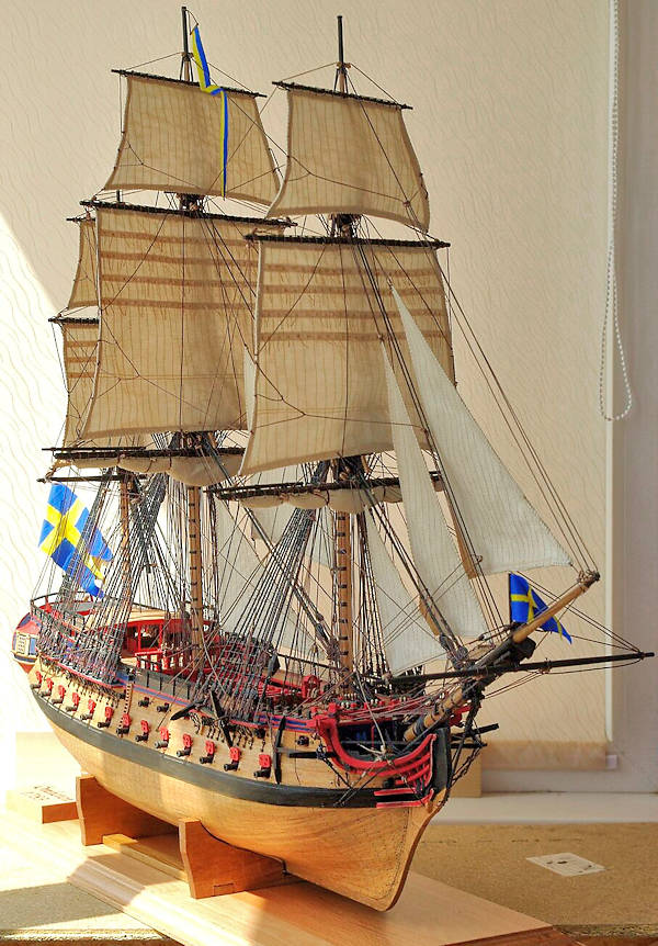 Image of Swedish 62-gun ship HM Omheten