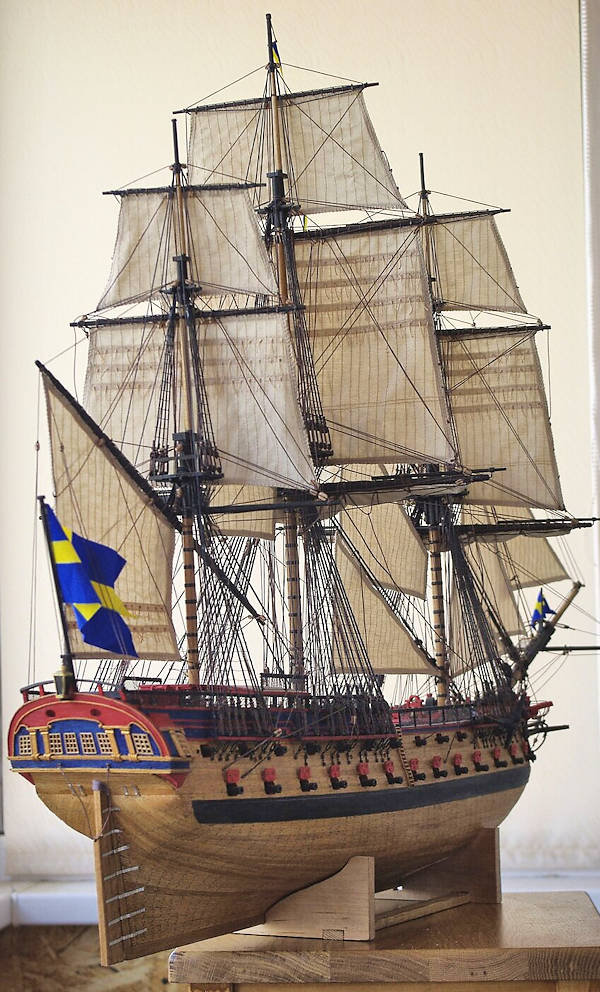 Image of Swedish 62-gun ship HM Omheten